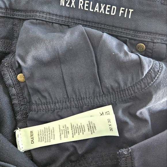 Duer Mens relaxed fit blue stretch casual pants 32 waist - Picture 2 of 4